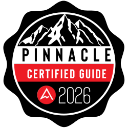 pinnacle certified guide badge 2026